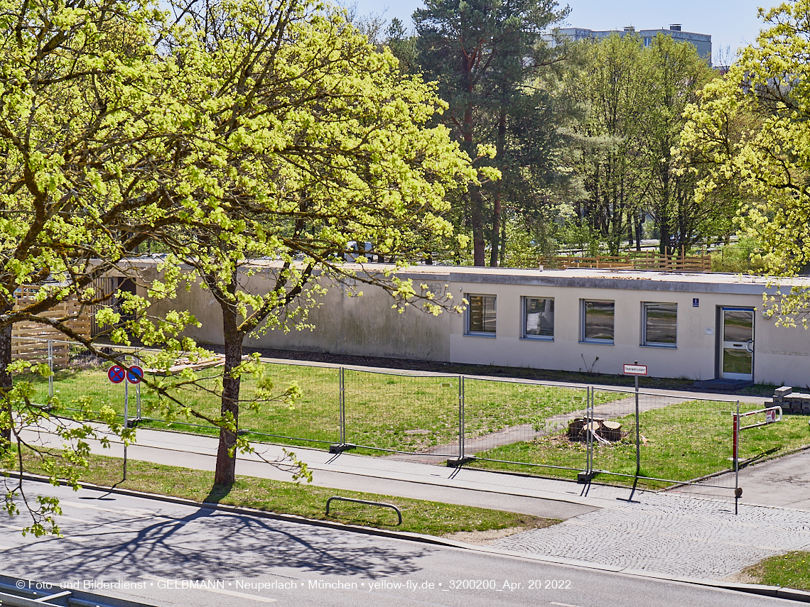 20.04.2022 - Baustelle am Haus für Kinder in Neuperlach